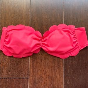 Strapless PINK bikini top